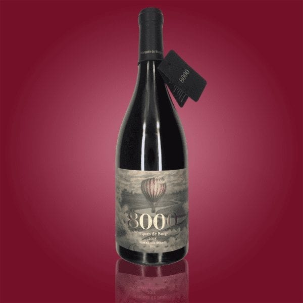 Ribera del Duero D.O. Rode Wijn 8000, Marqués de Burgos 2015, Spanje, I love Great Wines Front label Main