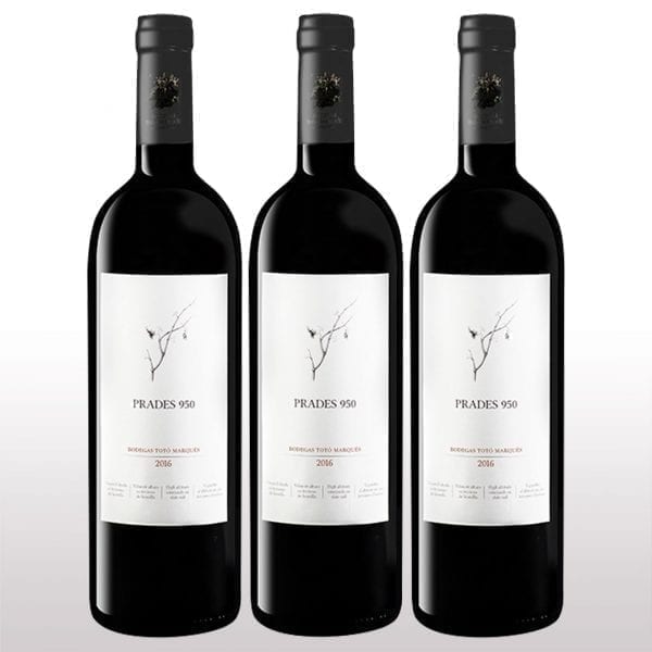 Priorat, Omus 2015, Vino Tinto, 15% Vol., Bodegas Totó Marqués, Variedad de la Uva: Garnacha tinto, Cariñena, Syrah y Cabernet Sauvignon, 12 meses en barrica, 3 botellas de 75 Cl, Anverso gris 3