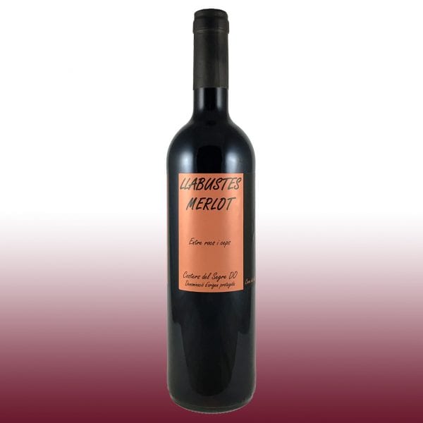 Vino Tinto Llabustes Merlot 2017 - Bodega Vila Corona - Vino de la localidad D.O. Costers del Segre, Uvas utilizadas: Merlot 100% 14% VOL, Fermentación natural, Crianza: Doce Meses en Barricas de Roble Americano 01