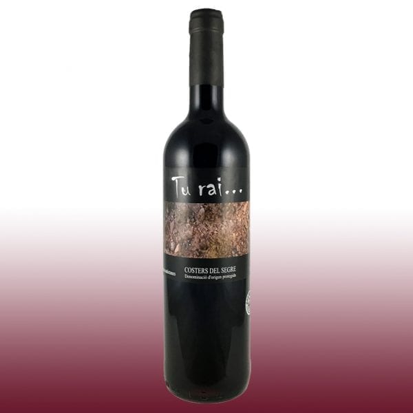 Vino Tinto Tu rai ... 2018 - Bodega Vila Corona - Vino de la localidad D.O. Costers del Segre, Uvas utilizadas: Morastell, Garnacha negra, Tempranillo 13,5% VOL, Fermentación natural, Crianza: Siete meses en barrica de roble americano 01